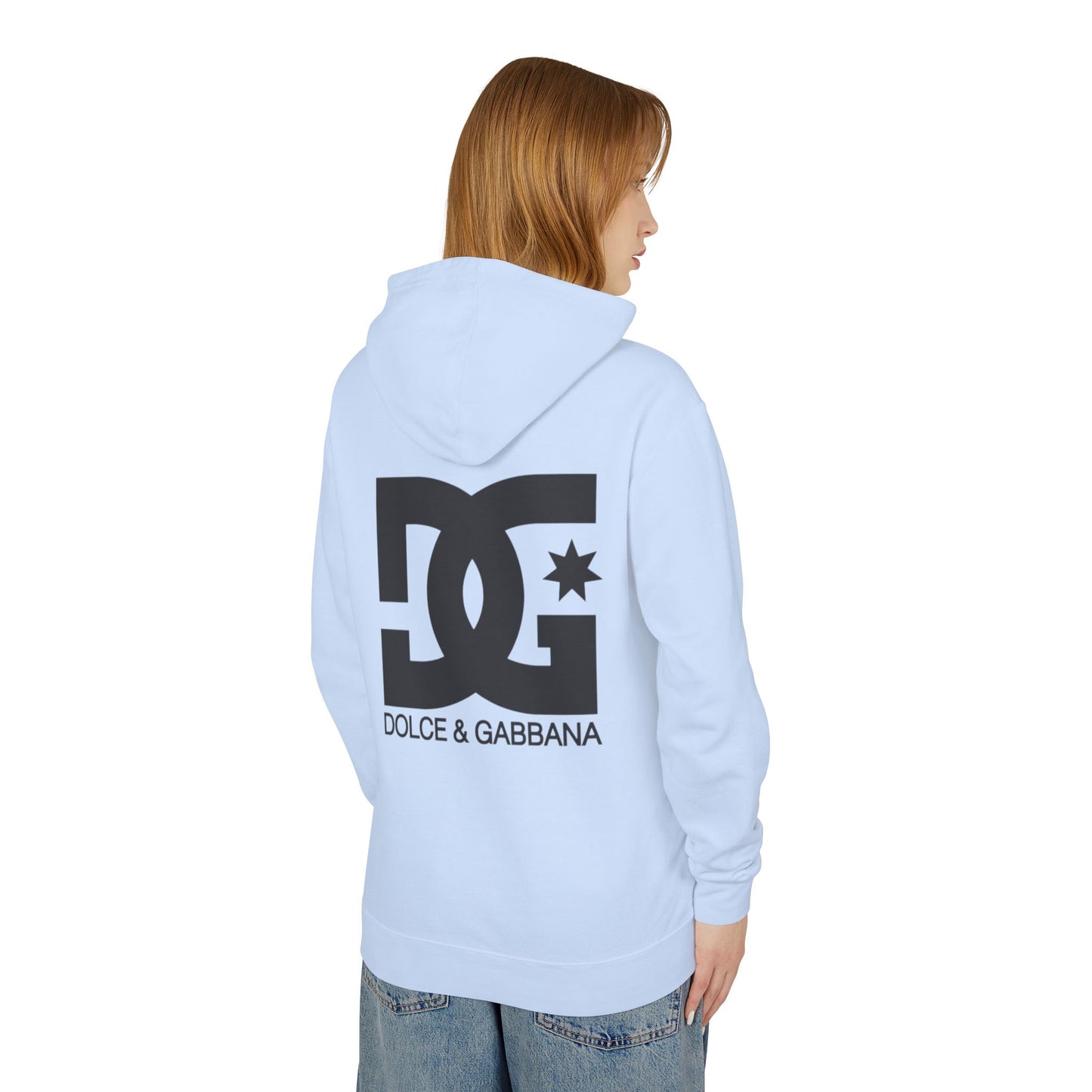 Stylish Unisex Lightweight Hoodie with Dolce & Gabbana Logo, Casual Sweatshirt, Streetwear, Gift for Him or Her, Trendy Layering