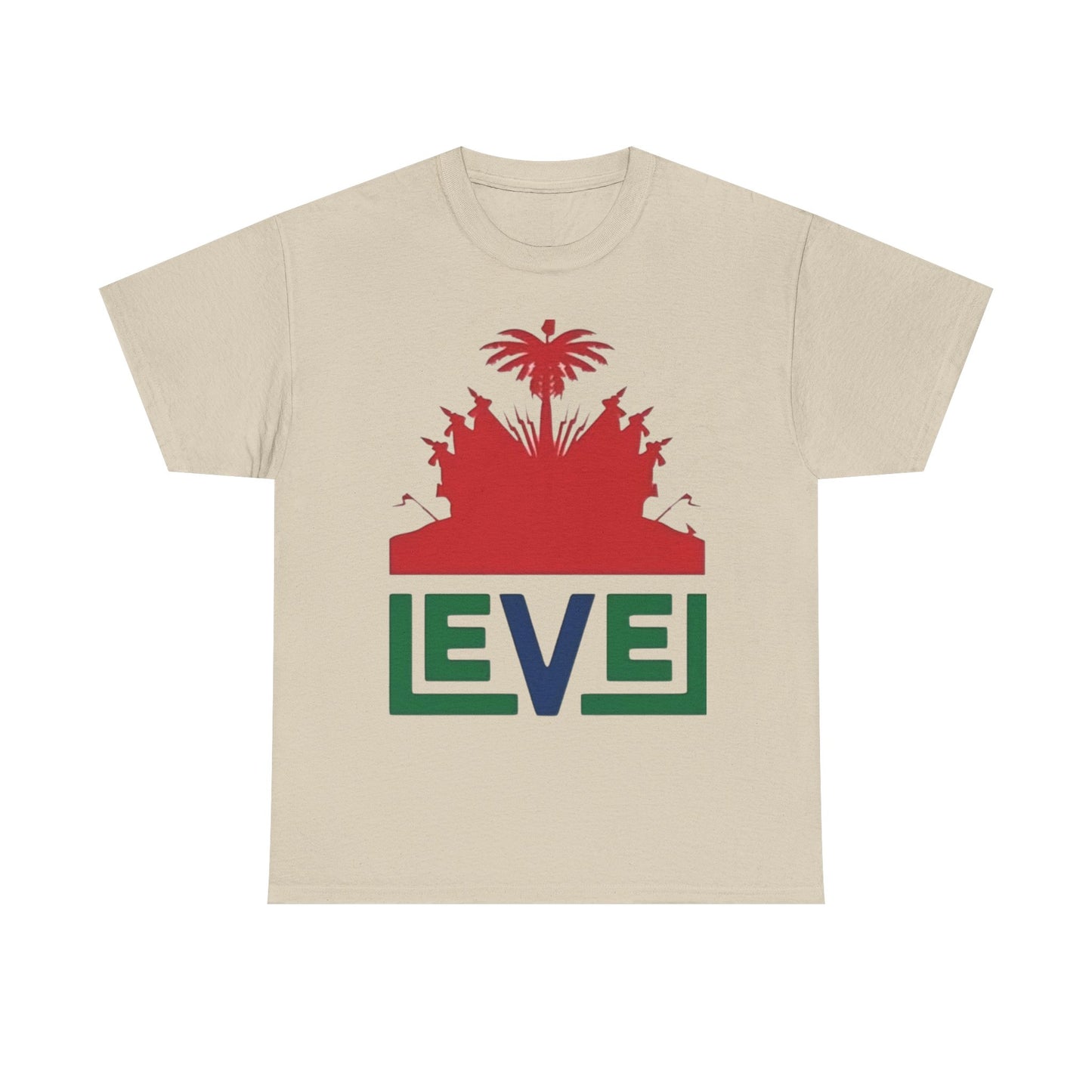 Tropical Vibes Unisex Heavy Cotton Tee with Graphic Design, Casual Wear, Summer Fashion, Beachwear, Gift Idea