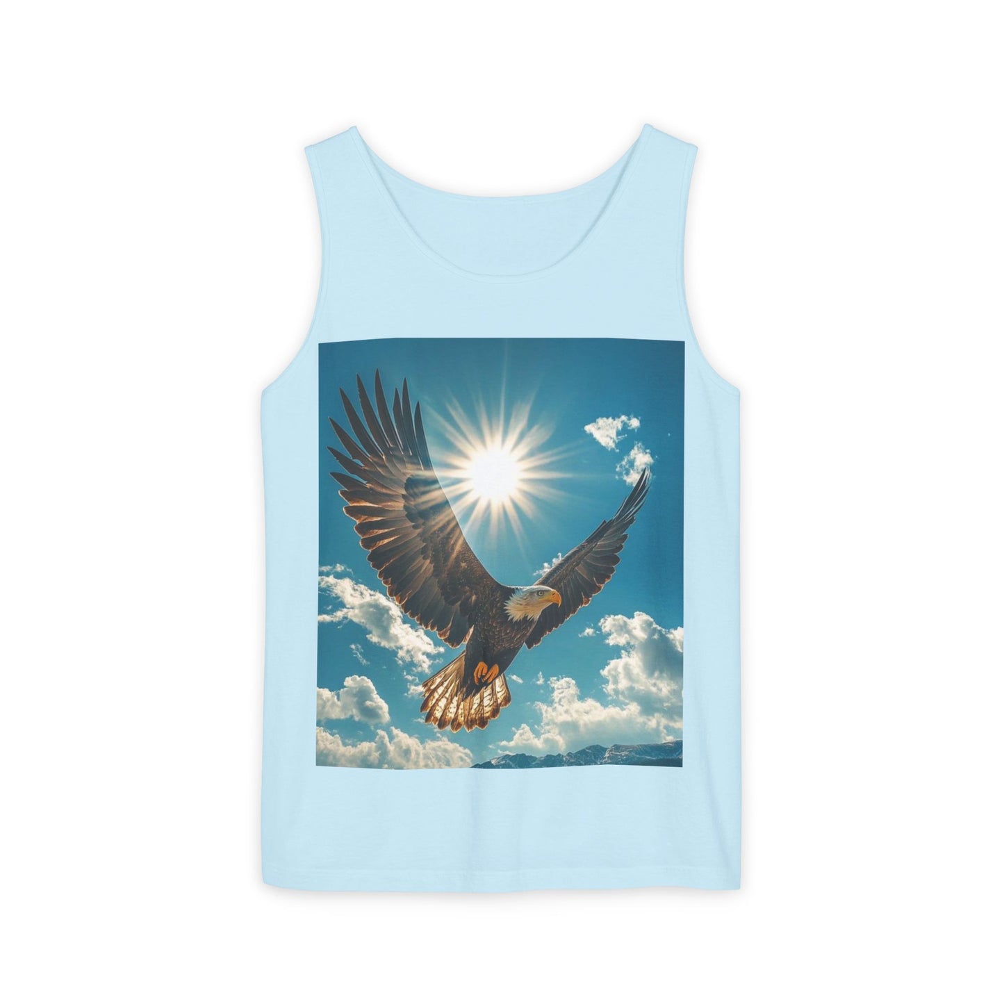 Eagle Sunflight Tank Top — Soaring Eagle Graphic Tank