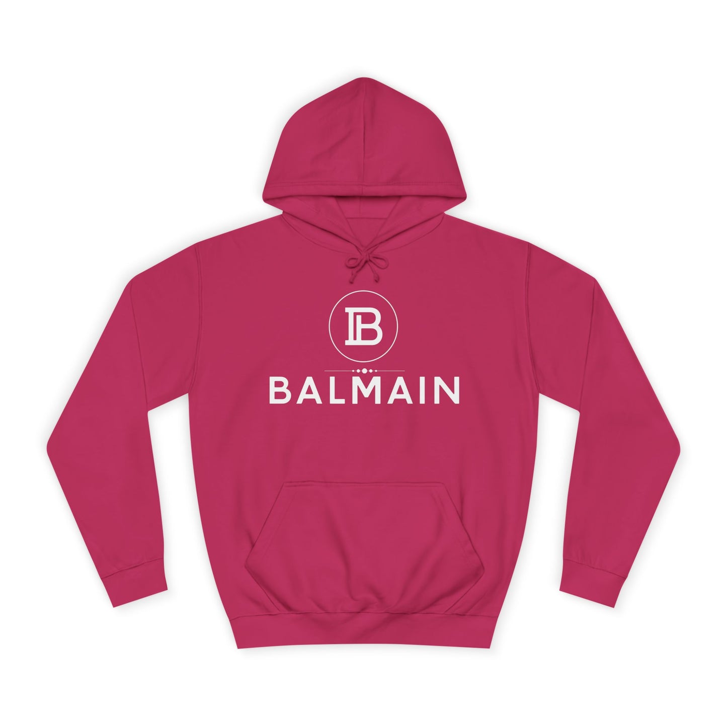 Stylish Unisex College Hoodie with BALMAIN Logo