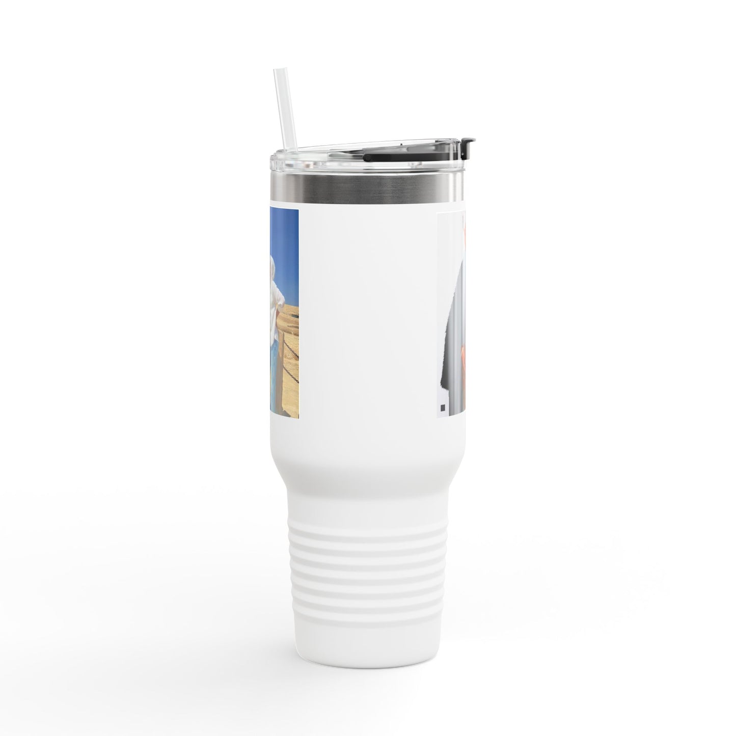 Chic Insulated Travel Mug, Stylish Hydration, 40oz Coffee Cup for Trendsetters, Perfect for Travel, Gifts for Her