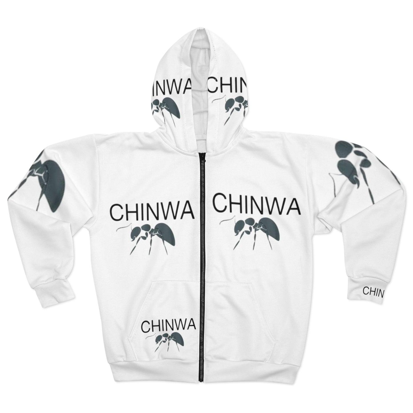 Chic Unisex Zip Hoodie, Ideal for Casual Outings, Gift for Nature Lovers, Cozy Layer for All Seasons, Statement Piece for Everyday Wear