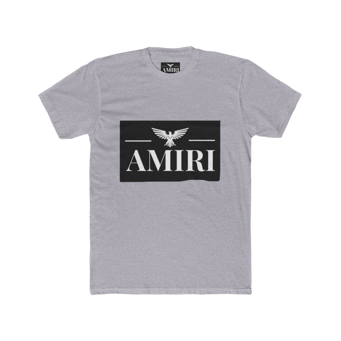AMIRI Logo Tee — Classic White Cotton Crewneck