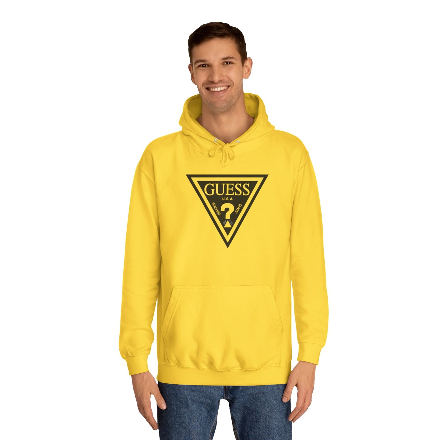 Unisex College Hoodie - Classic Guess Design