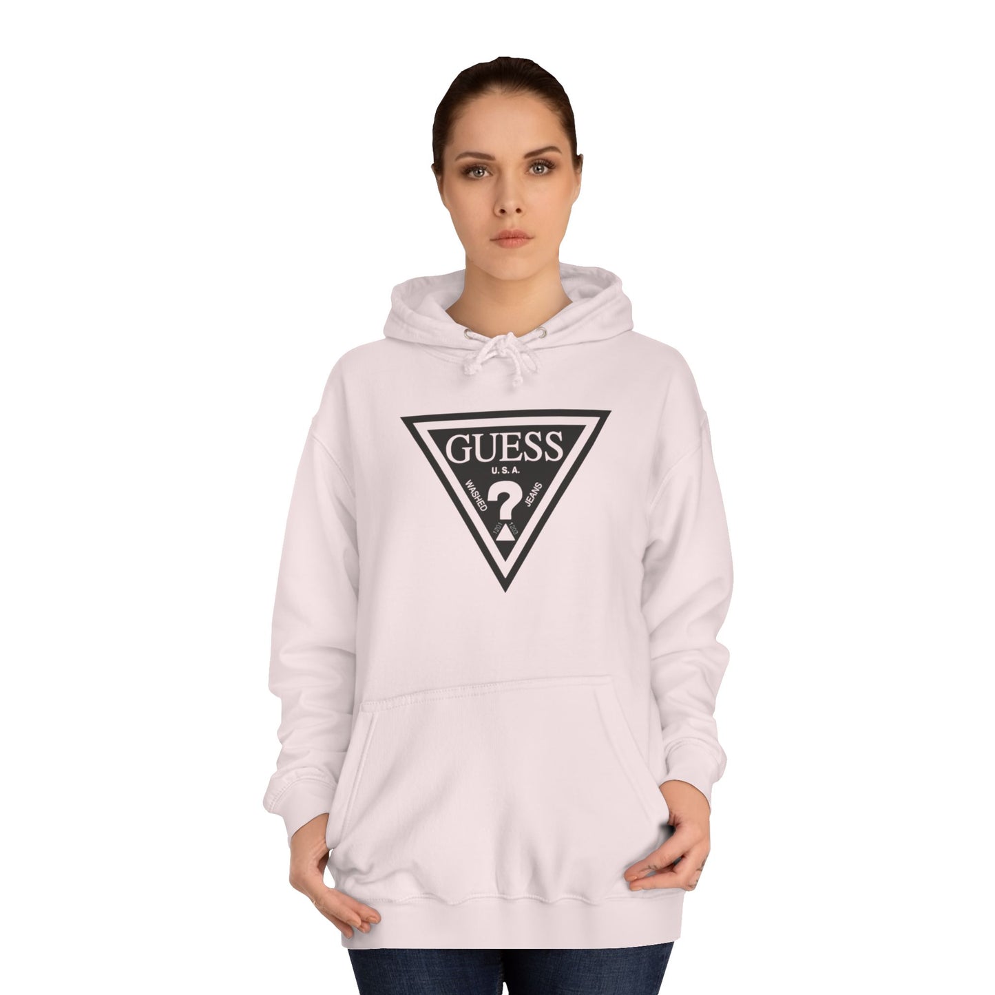 Unisex College Hoodie - Classic Guess Design