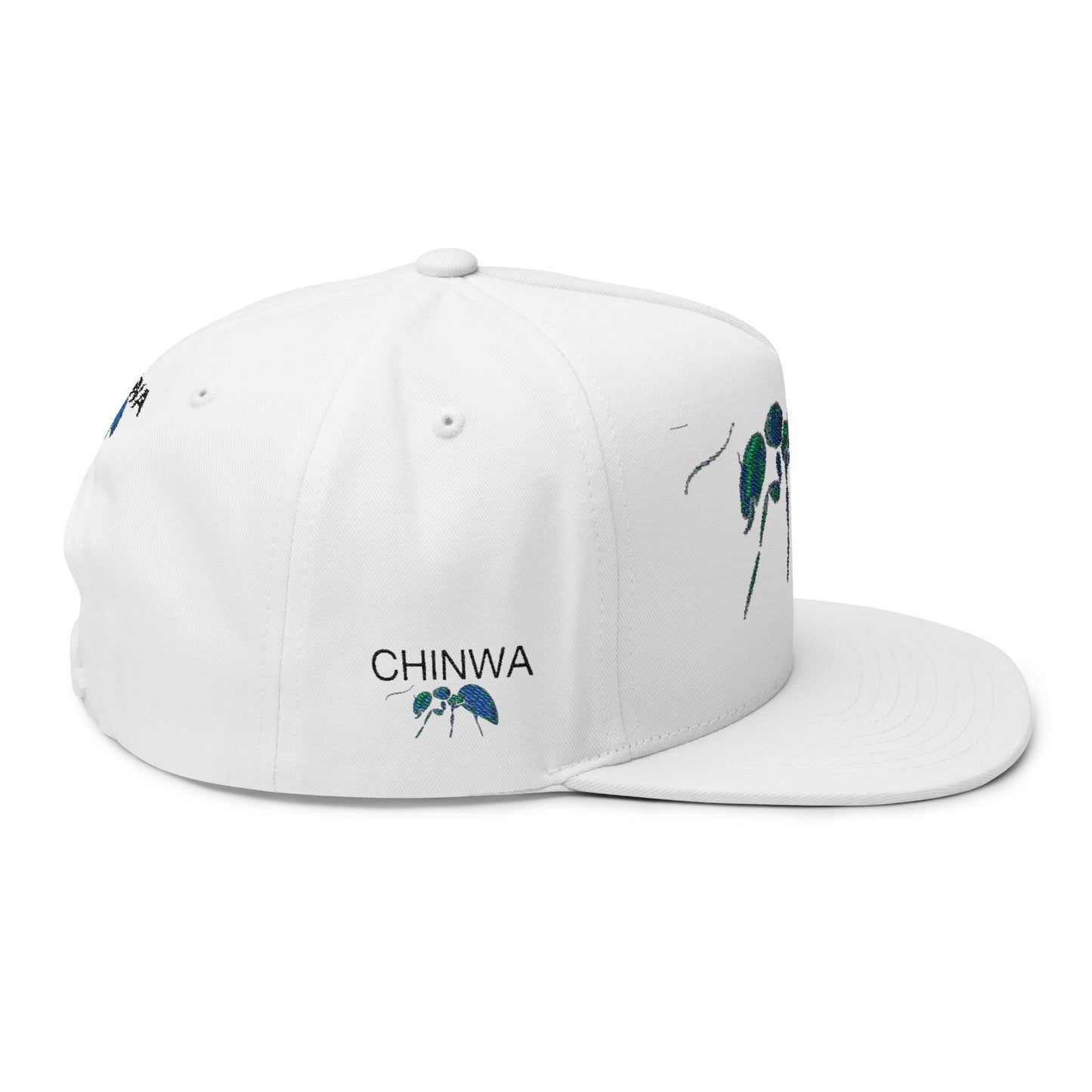 Sparkling Ant Flat Bill Cap - Unique Embroidered Hat, Trendy Accessories for Outdoors, Gifts for Nature Lovers, Birthday, Summer