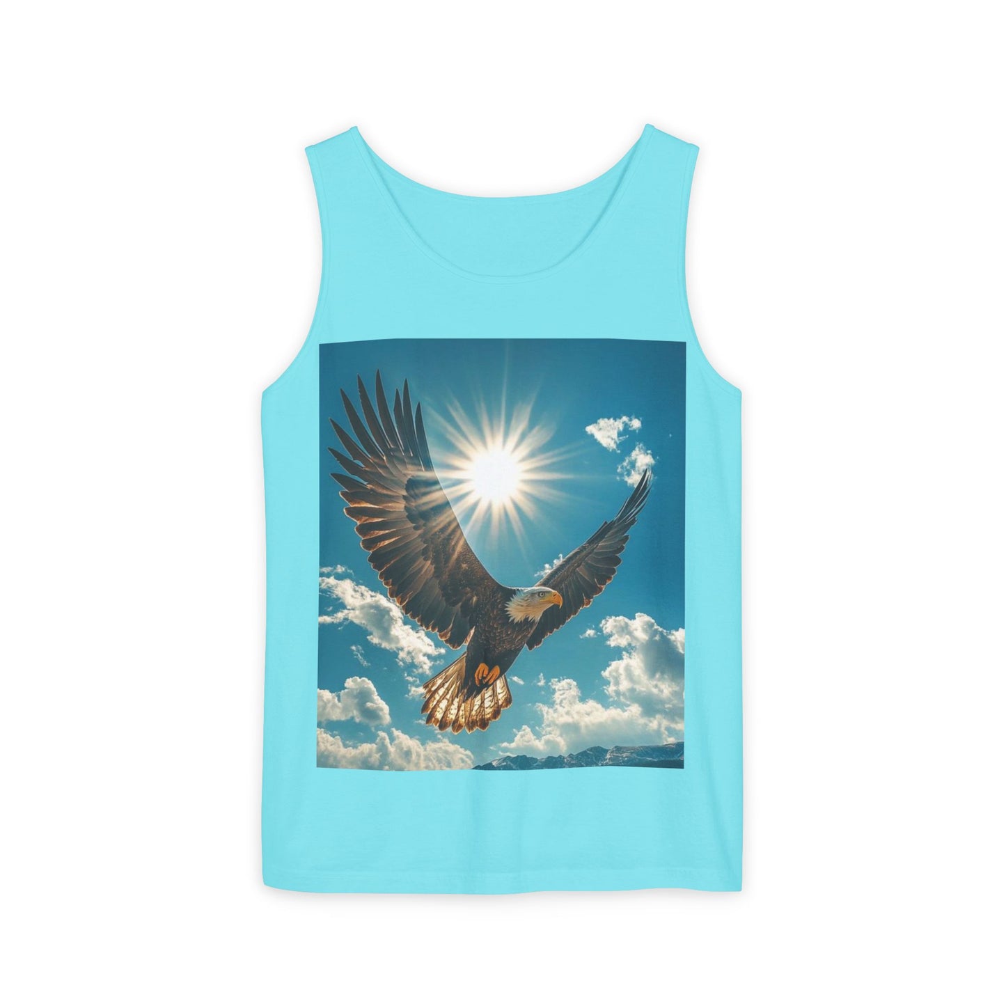 Eagle Sunflight Tank Top — Soaring Eagle Graphic Tank
