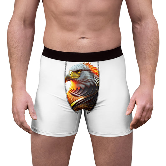 Eagle Graphic Boxer Briefs — Patriotic Bald Eagle Men’s Underwear