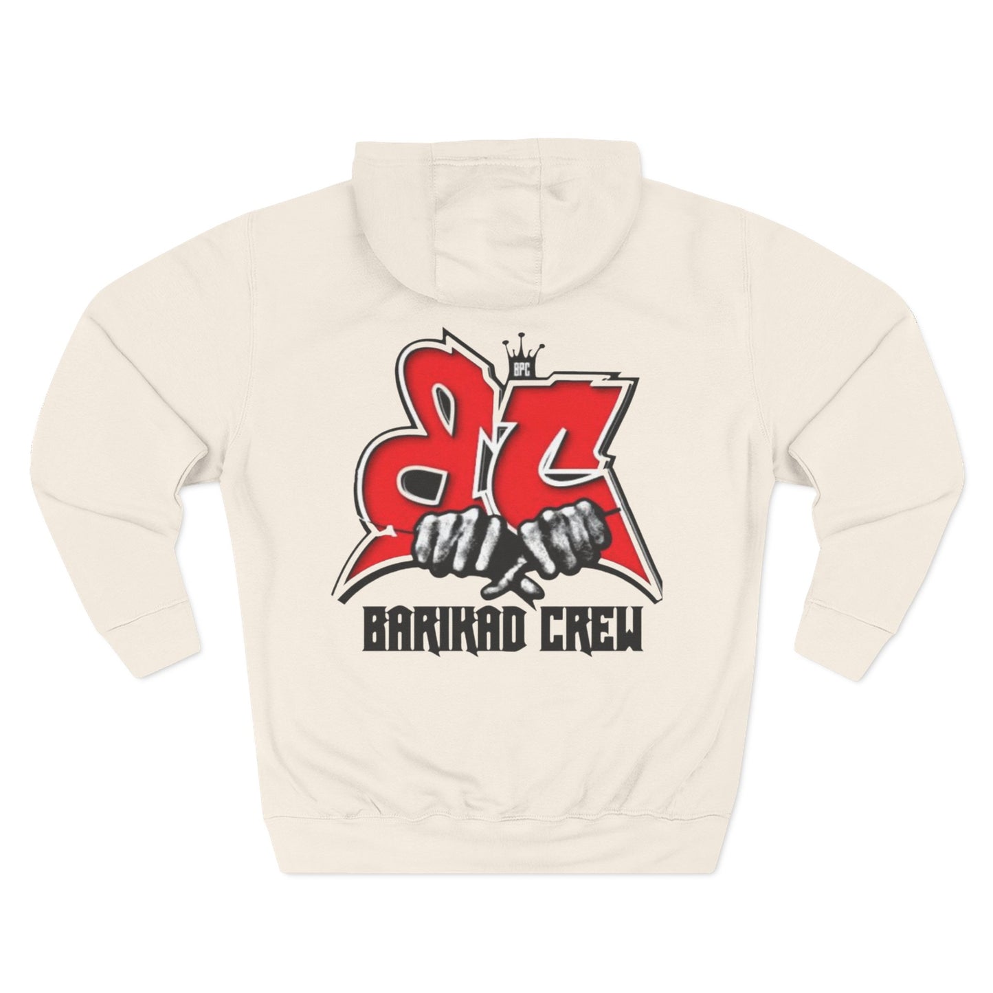 Stylish Three-Panel Fleece Hoodie for Trendsetters, Graphic Hoodie, Cozy Sweatshirt, Streetwear, Gift for Him/Her/Teens