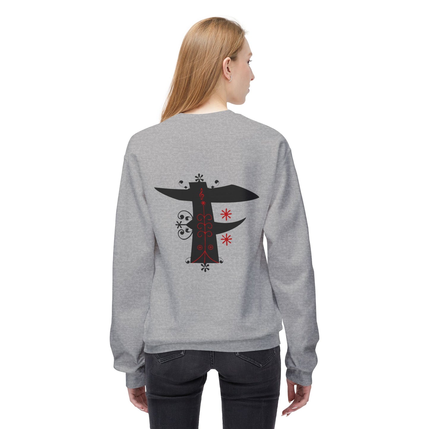 shirt local Cultural Vibes Crewneck Sweatshirt, Unisex Fleece Sweater, Ethnic Apparel, Holiday Gift, Cozy Fashion