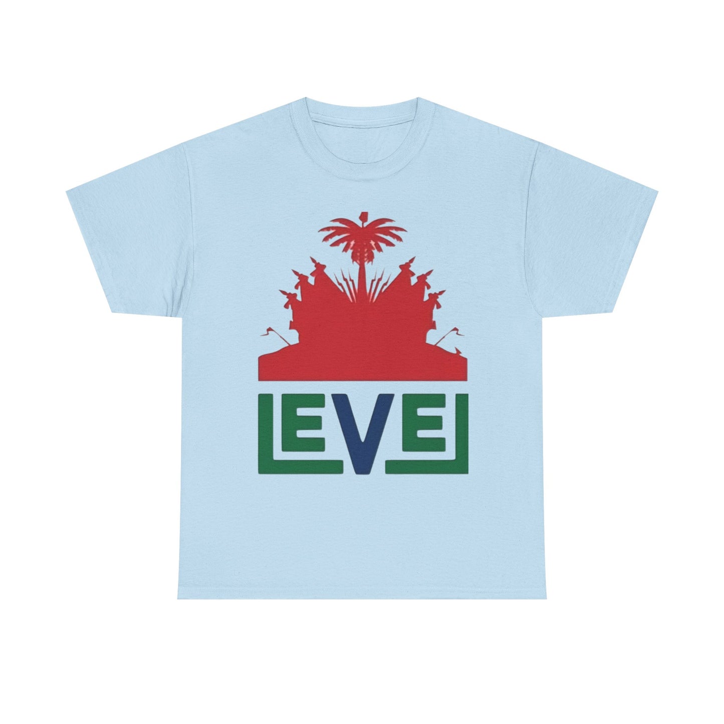 Tropical Vibes Unisex Heavy Cotton Tee with Graphic Design, Casual Wear, Summer Fashion, Beachwear, Gift Idea