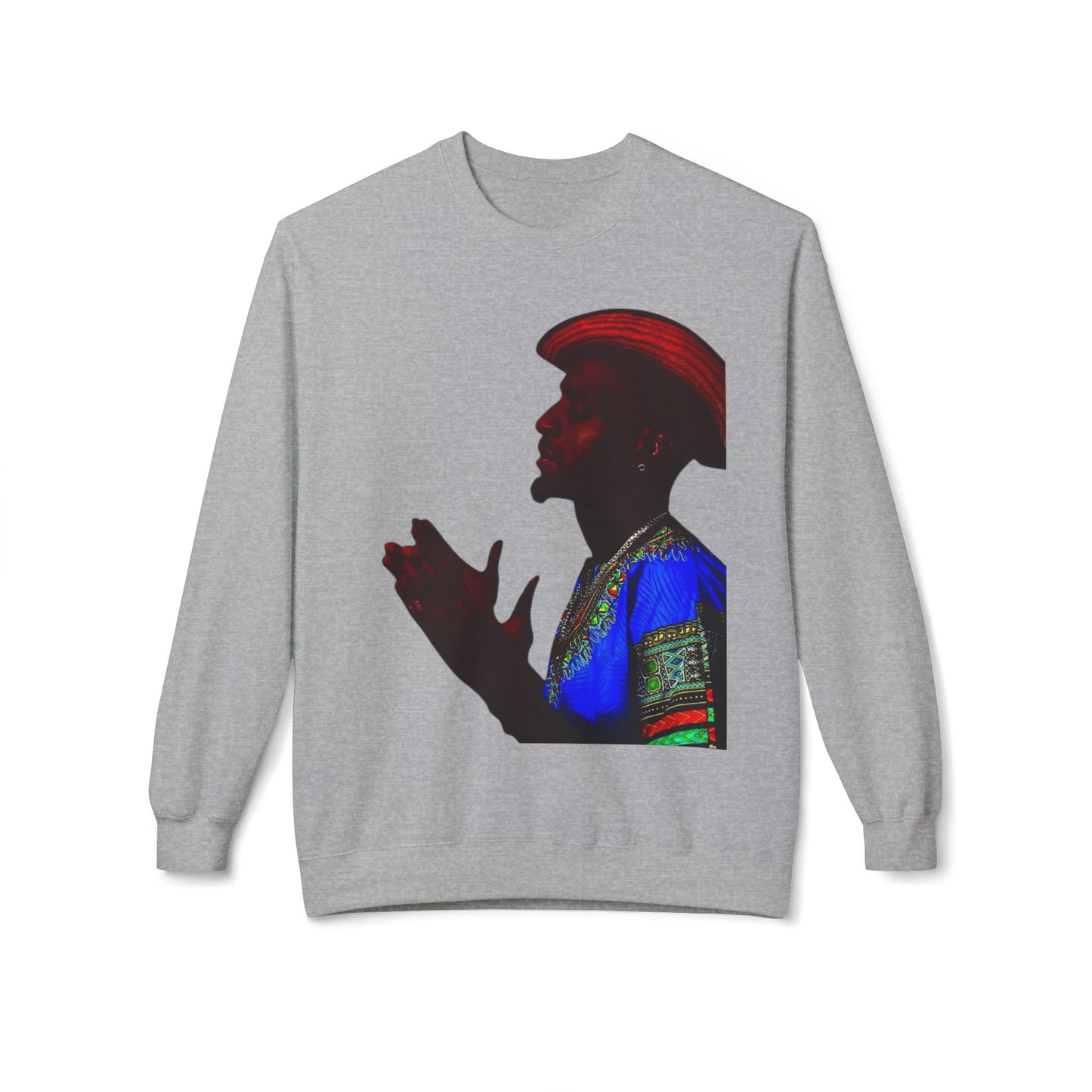 shirt local Cultural Vibes Crewneck Sweatshirt, Unisex Fleece Sweater, Ethnic Apparel, Holiday Gift, Cozy Fashion