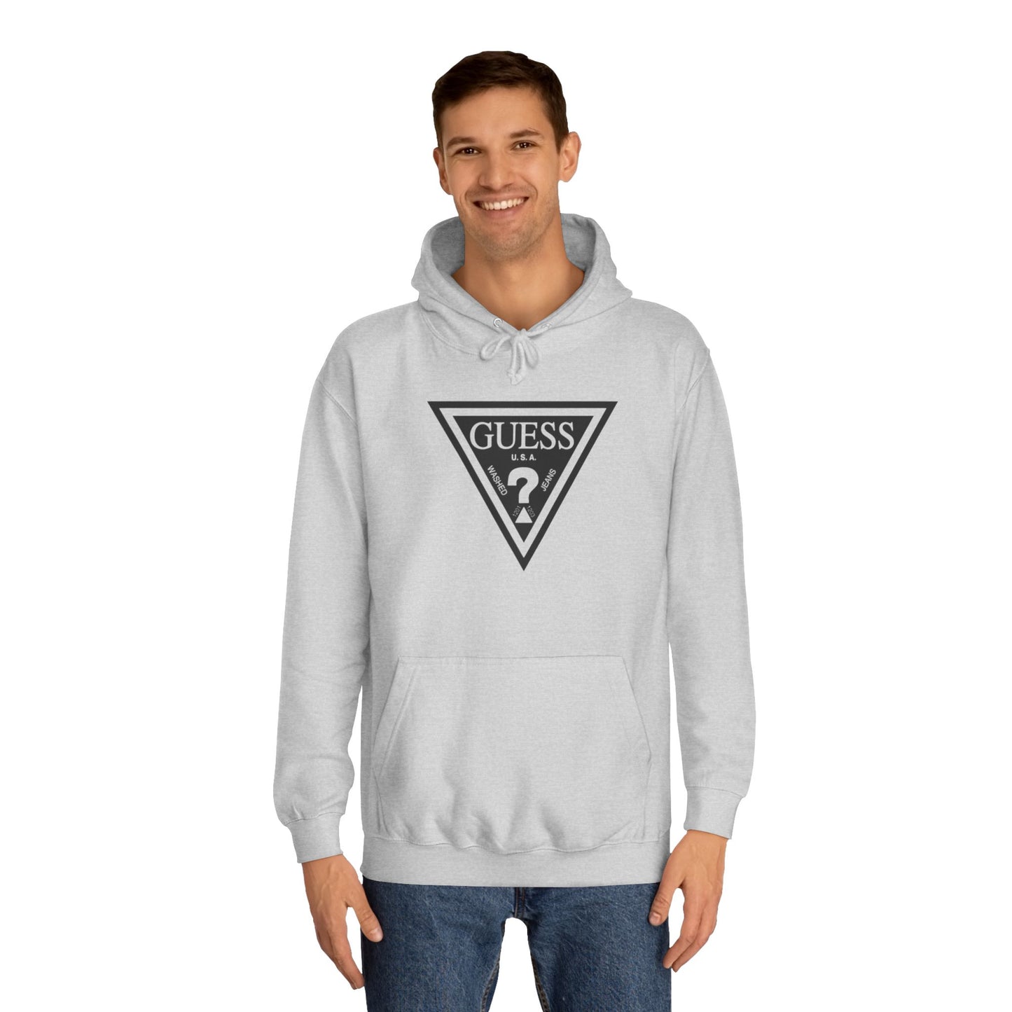 Unisex College Hoodie - Classic Guess Design