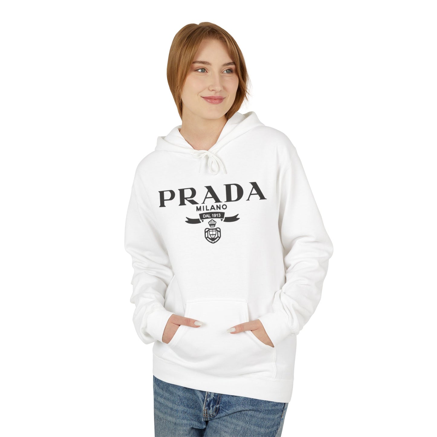 Logo Hoodie — 'PRADA Milano' Graphic Pullover