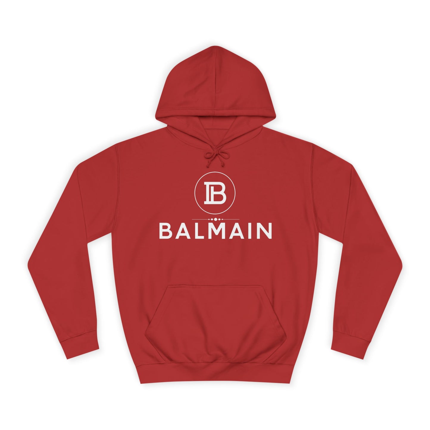 Stylish Unisex College Hoodie with BALMAIN Logo