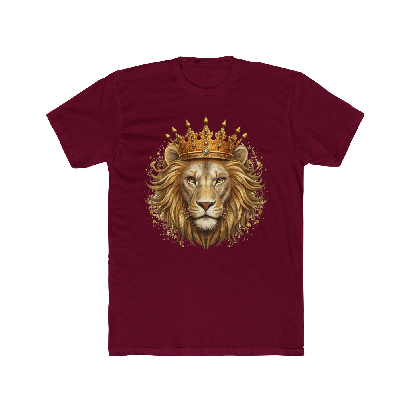 Lion with Crown T-Shirt — Regal King Graphic Tee