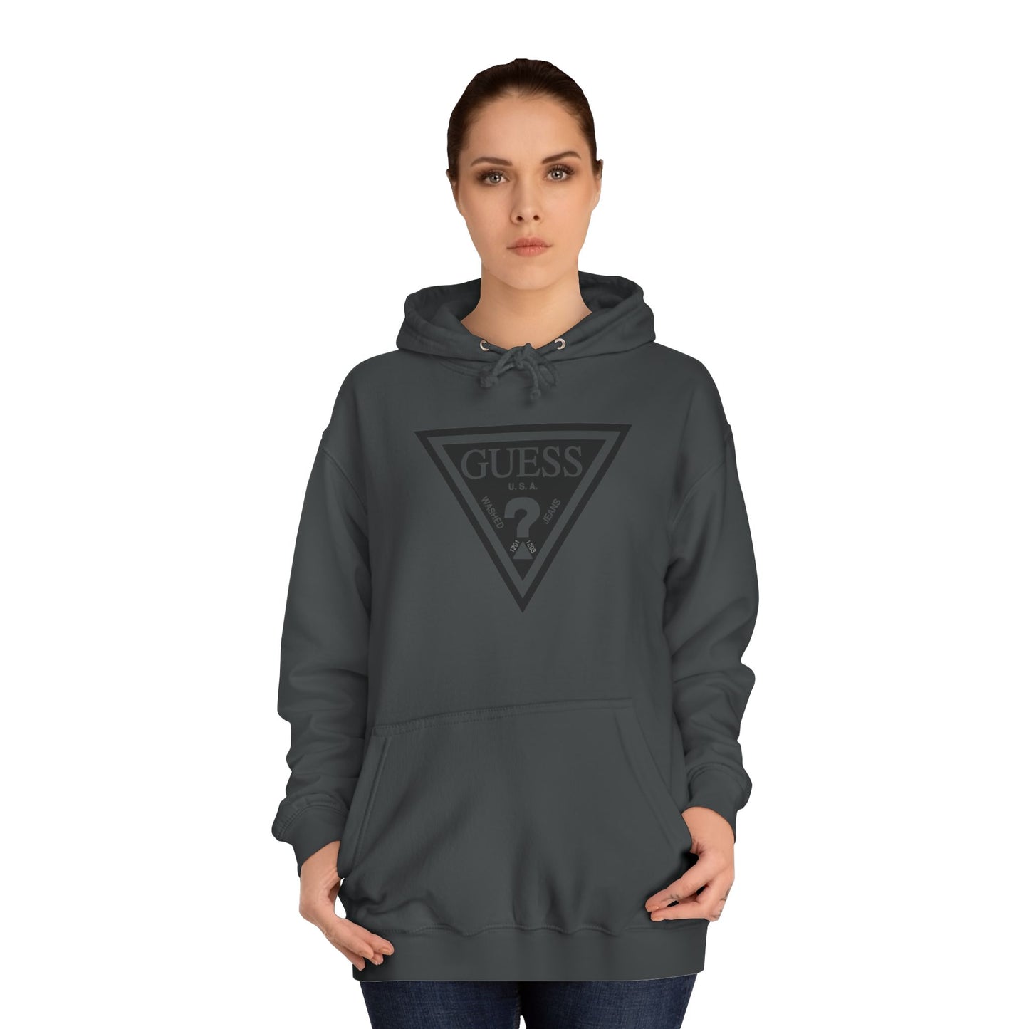 Unisex College Hoodie - Classic Guess Design