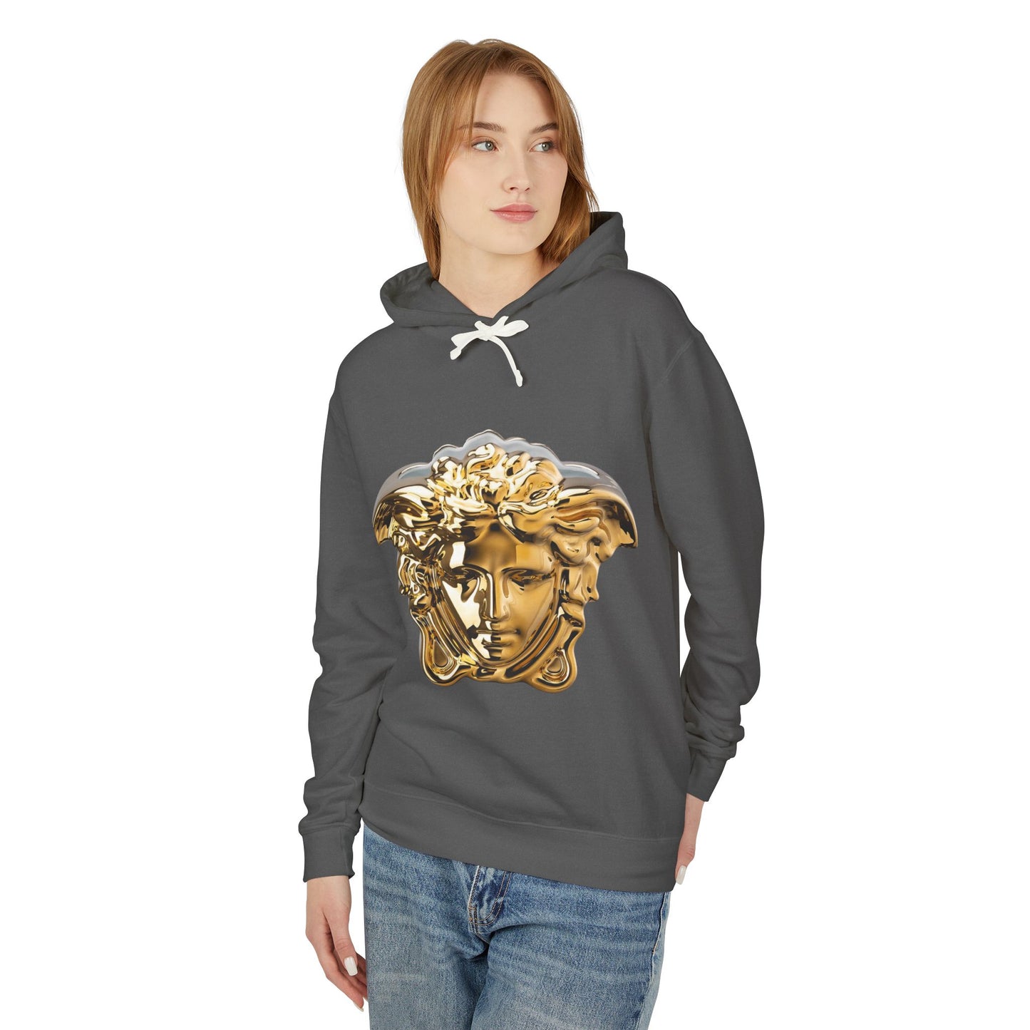 Chic Designer Hoodie with Versace Inspired Design, Luxury Sweatshirt, Fashion Layering Piece, Gift for Trendsetters, Unisex Casual Wear