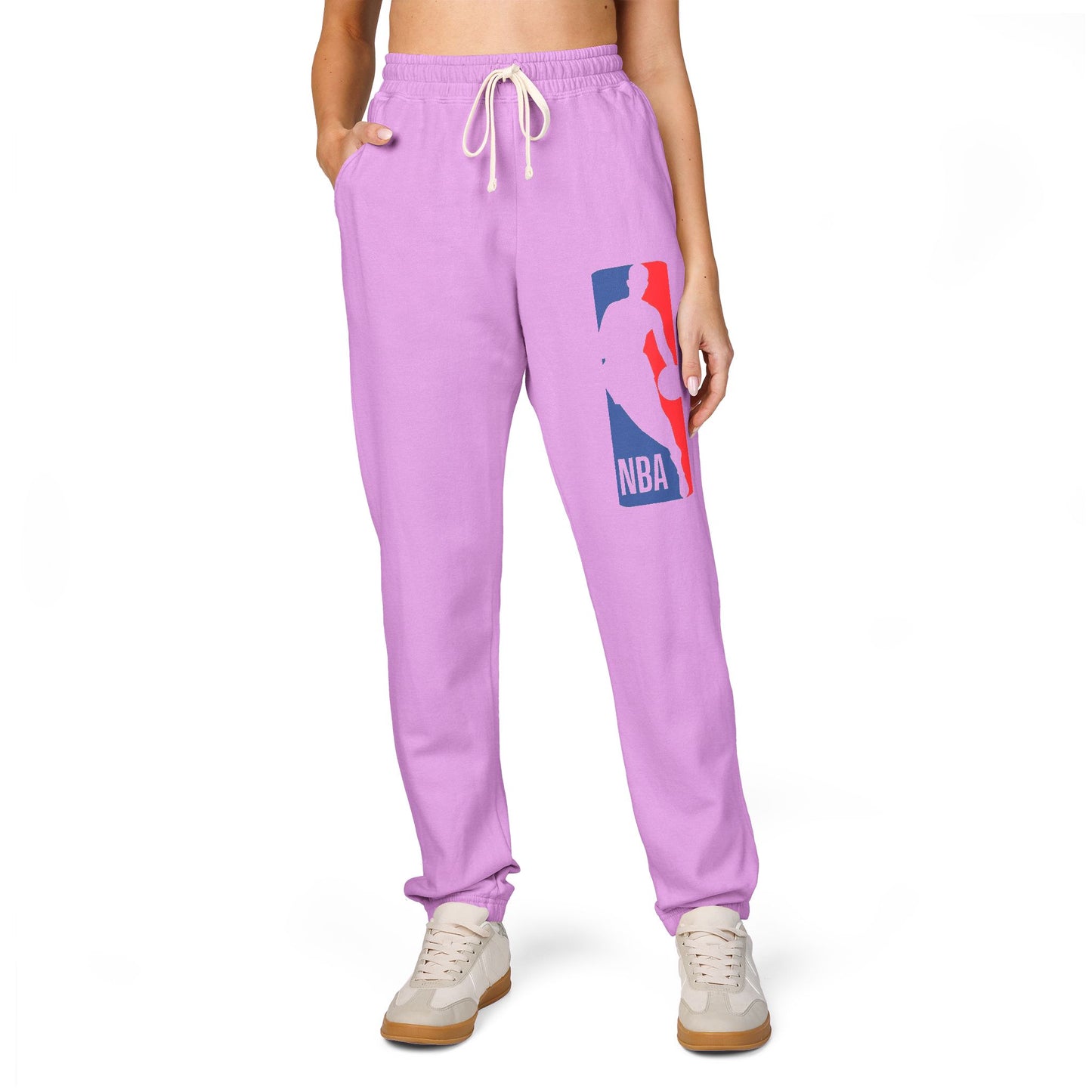 NBA Inspired Unisex Fleece Sweatpants, Casual Lounge Wear, Sports Fan Gift, Athleisure Style, Comfortable Sweatpants