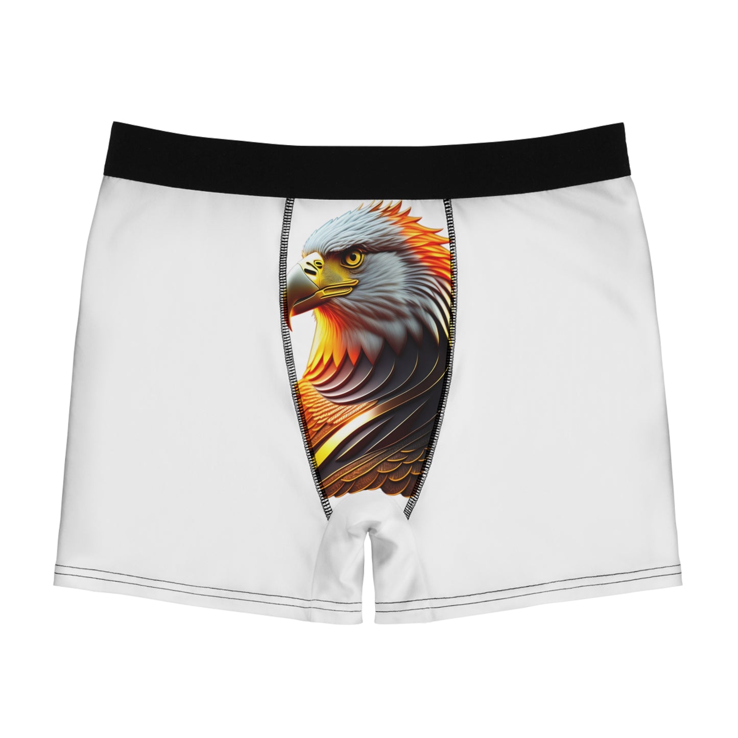Eagle Graphic Boxer Briefs — Patriotic Bald Eagle Men’s Underwear
