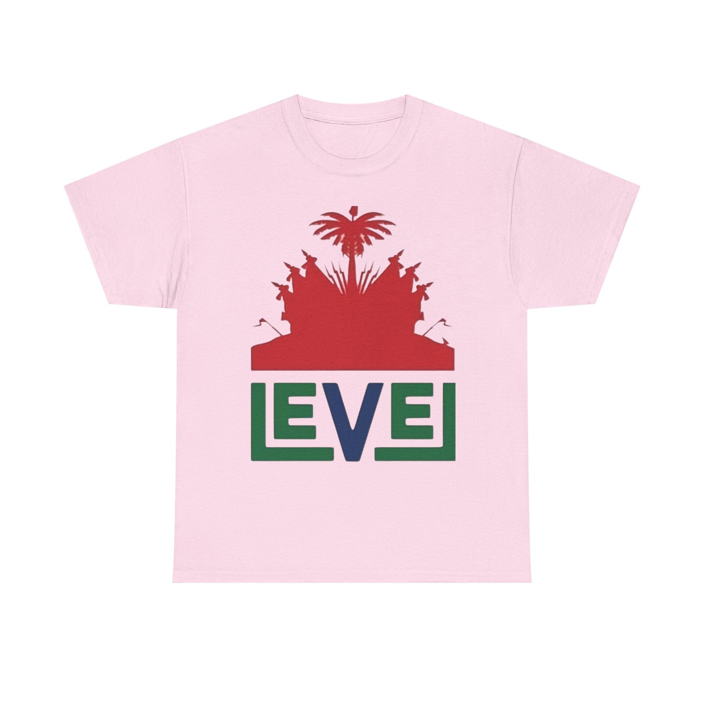 Tropical Vibes Unisex Heavy Cotton Tee with Graphic Design, Casual Wear, Summer Fashion, Beachwear, Gift Idea