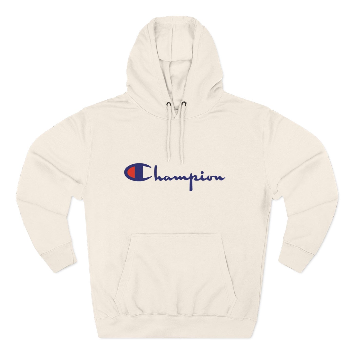 Champion Logo Hoodie – Classic Script Athletic Pullover
