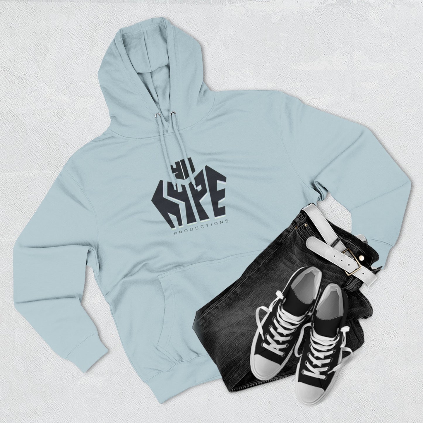 Stylish Three-Panel Fleece Hoodie for Trendsetters, Graphic Hoodie, Cozy Sweatshirt, Streetwear, Gift for Him/Her/Teens