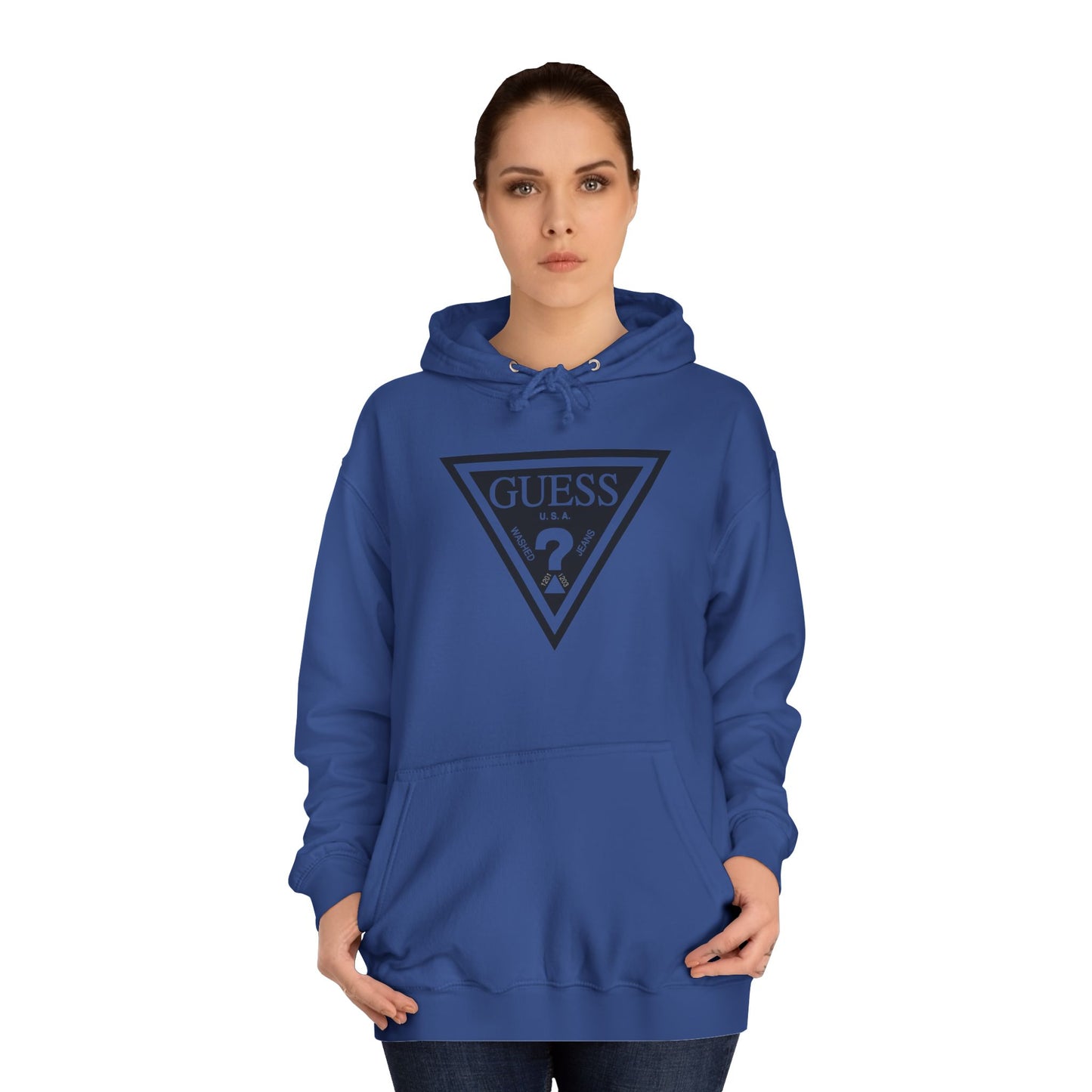 Unisex College Hoodie - Classic Guess Design