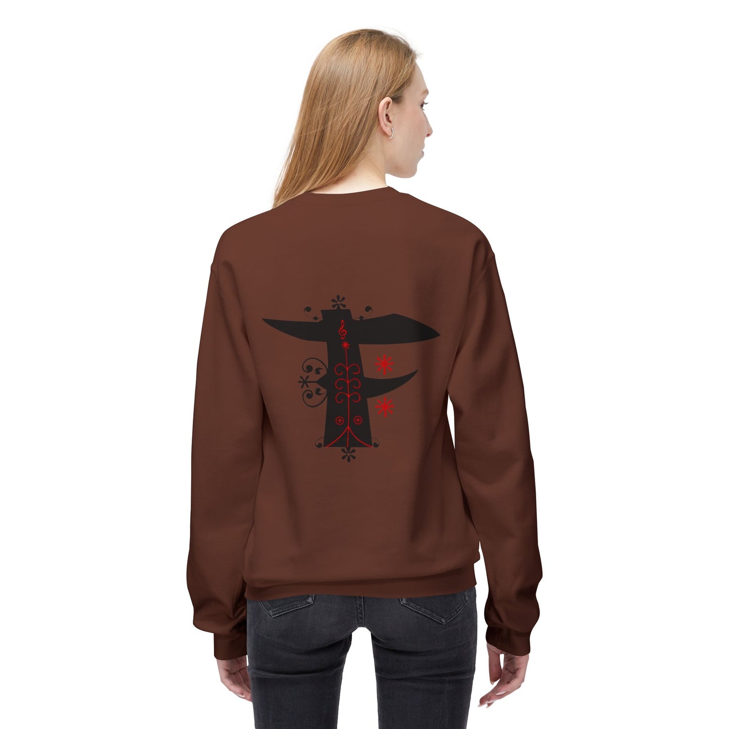 shirt local Cultural Vibes Crewneck Sweatshirt, Unisex Fleece Sweater, Ethnic Apparel, Holiday Gift, Cozy Fashion