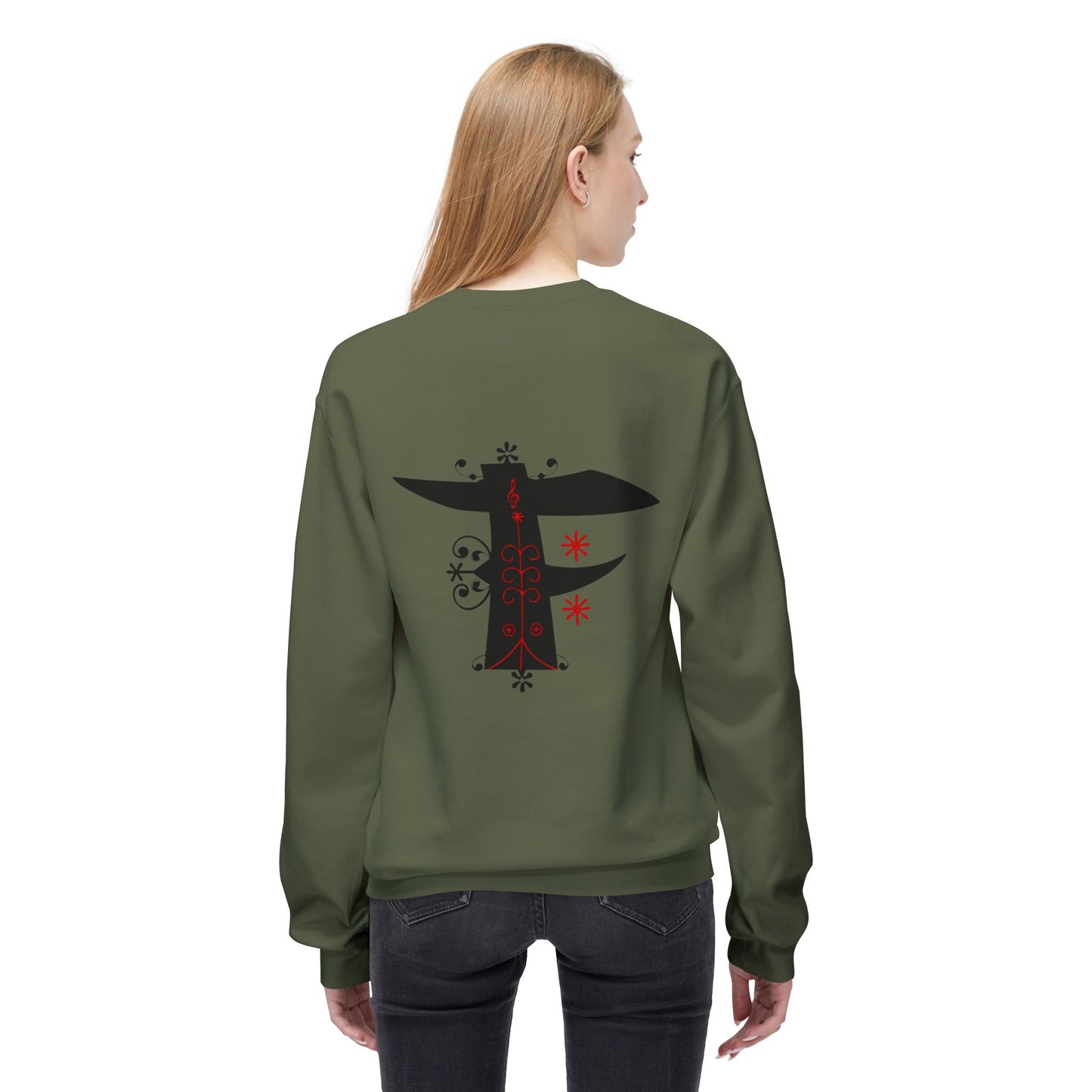 shirt local Cultural Vibes Crewneck Sweatshirt, Unisex Fleece Sweater, Ethnic Apparel, Holiday Gift, Cozy Fashion
