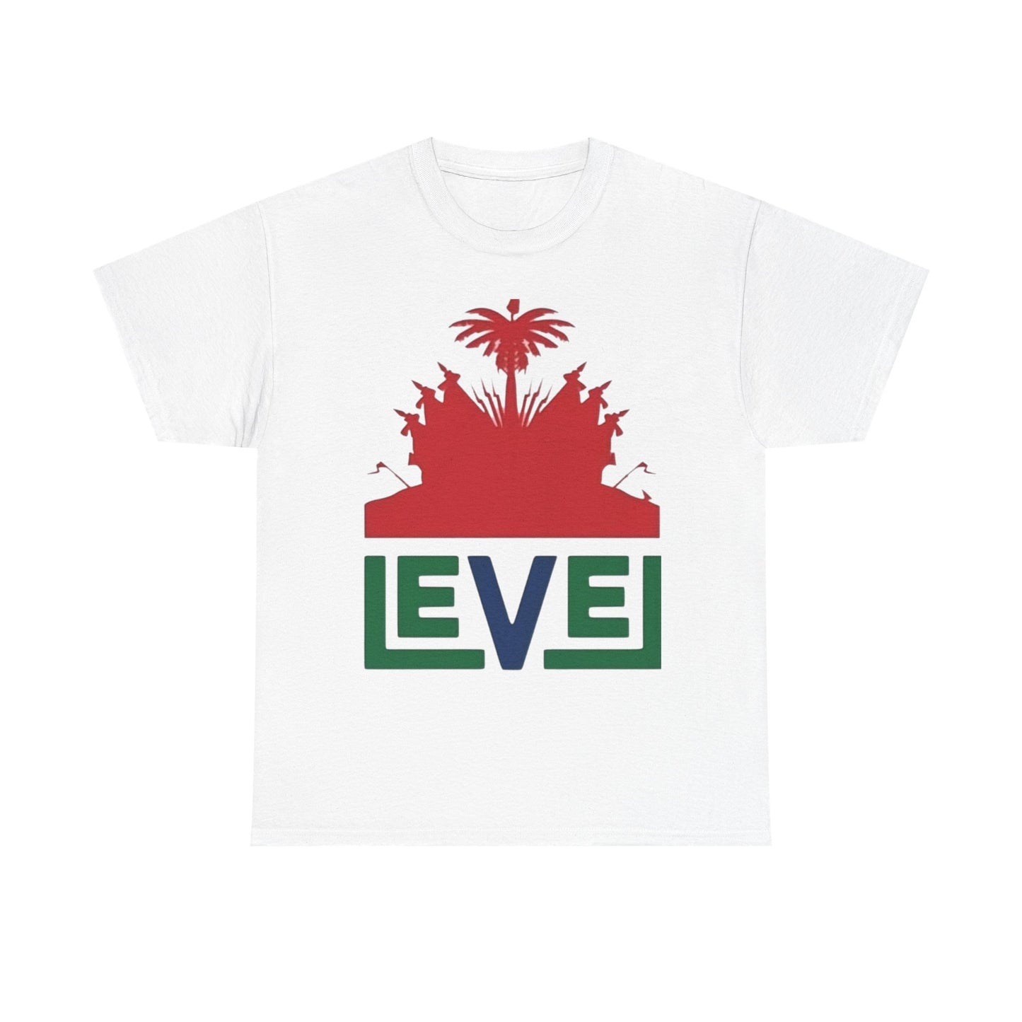 Tropical Vibes Unisex Heavy Cotton Tee with Graphic Design, Casual Wear, Summer Fashion, Beachwear, Gift Idea