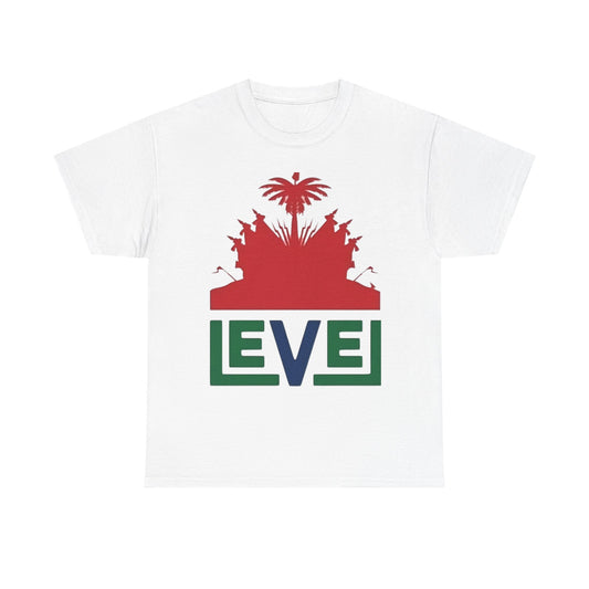 Tropical Vibes Unisex Heavy Cotton Tee with Graphic Design, Casual Wear, Summer Fashion, Beachwear, Gift Idea