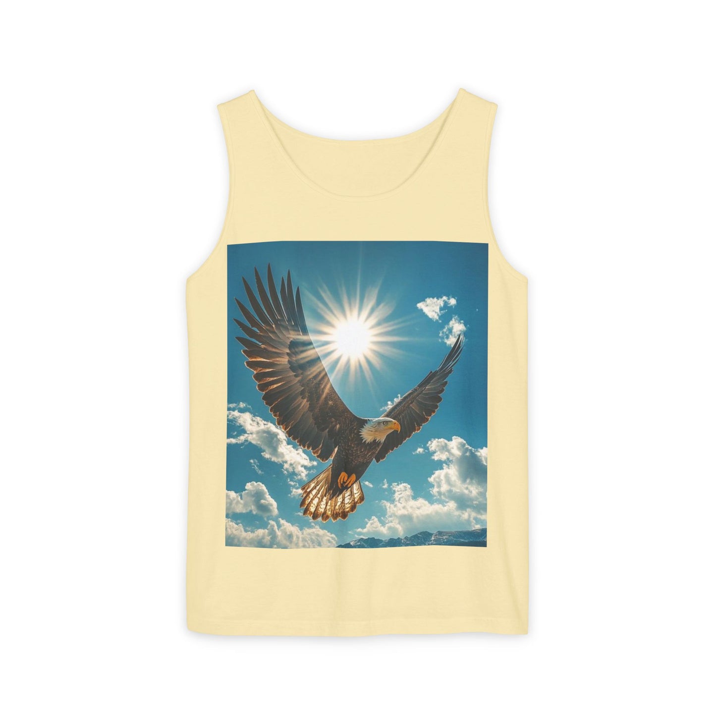 Eagle Sunflight Tank Top — Soaring Eagle Graphic Tank