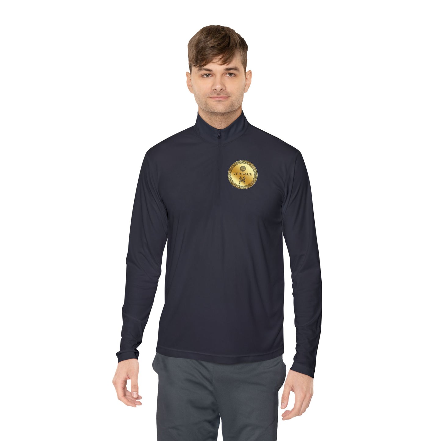 Versace-Inspired Unisex Quarter-Zip Pullover | Trendy Athletic Jacket, Fashionable Layering Top, Gift for Her, Stylish Casual Wear, [...]