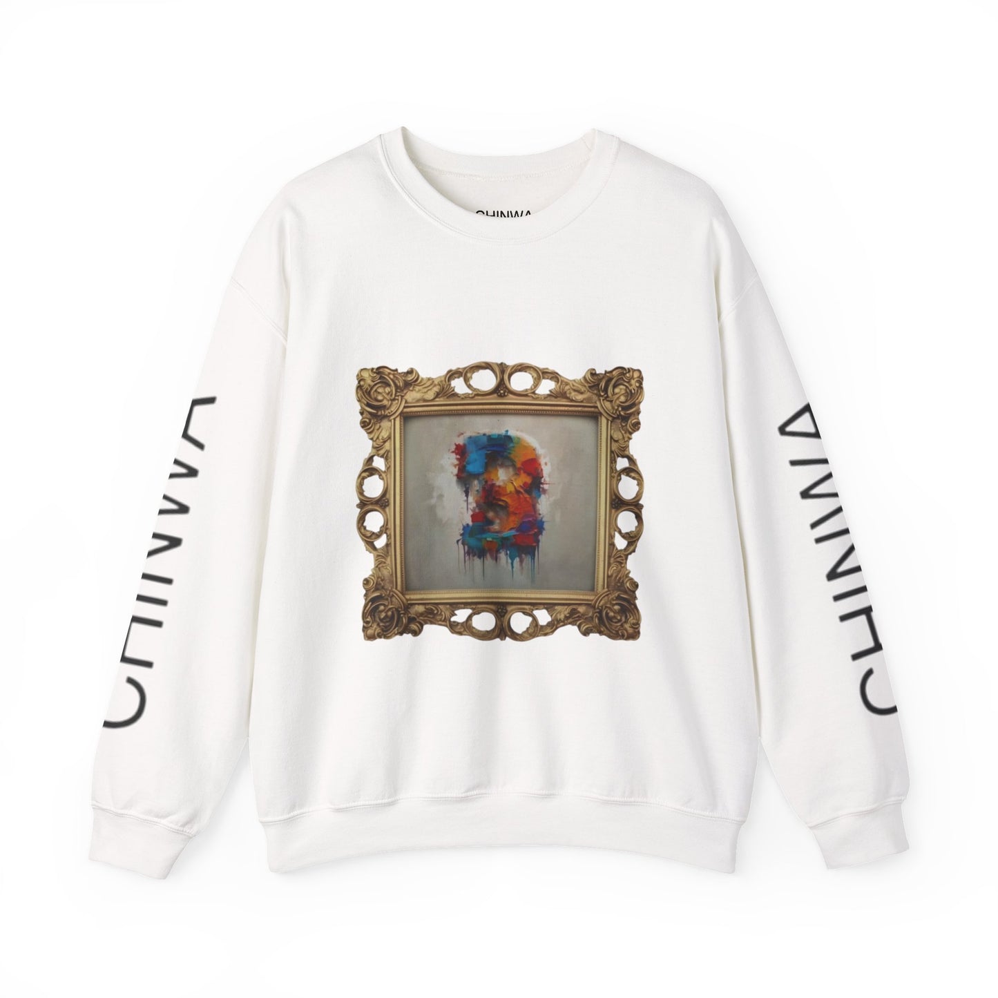 Artistic Unisex Crewneck Sweatshirt - Cozy, Unique Gift for Art Lovers, Casual Wear, Layering Piece, Trendy Fashion Statement