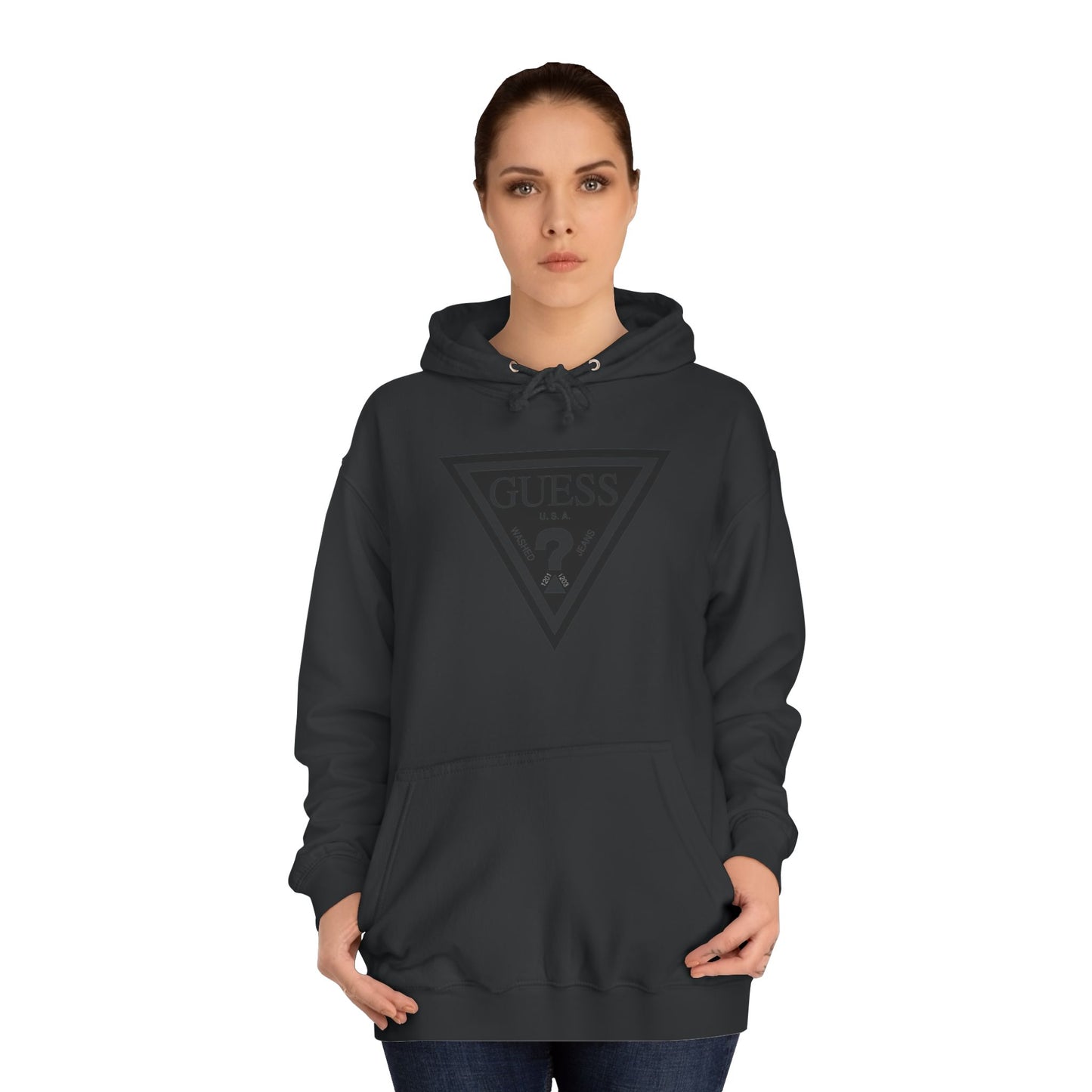 Unisex College Hoodie - Classic Guess Design