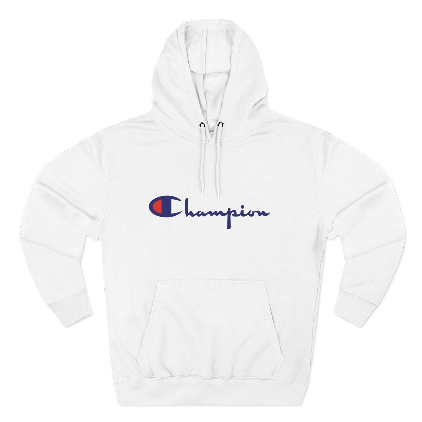 Champion Logo Hoodie – Classic Script Athletic Pullover