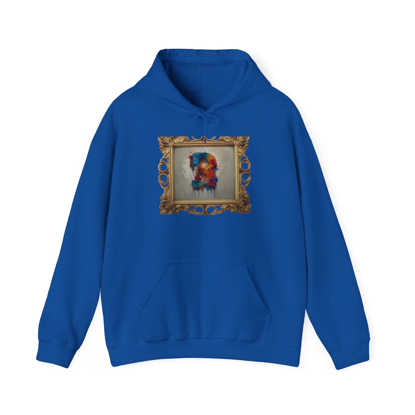 Colorful Art Hoodie, Unisex Heavy Blend Sweatshirt, Unique Gift for Art Lovers, Casual Wear, Cozy Winter Layer