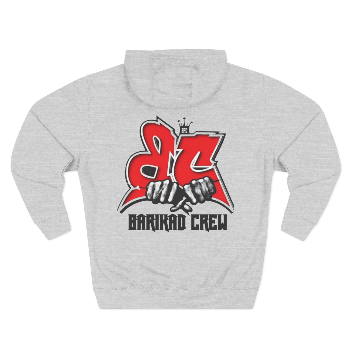 Stylish Three-Panel Fleece Hoodie for Trendsetters, Graphic Hoodie, Cozy Sweatshirt, Streetwear, Gift for Him/Her/Teens