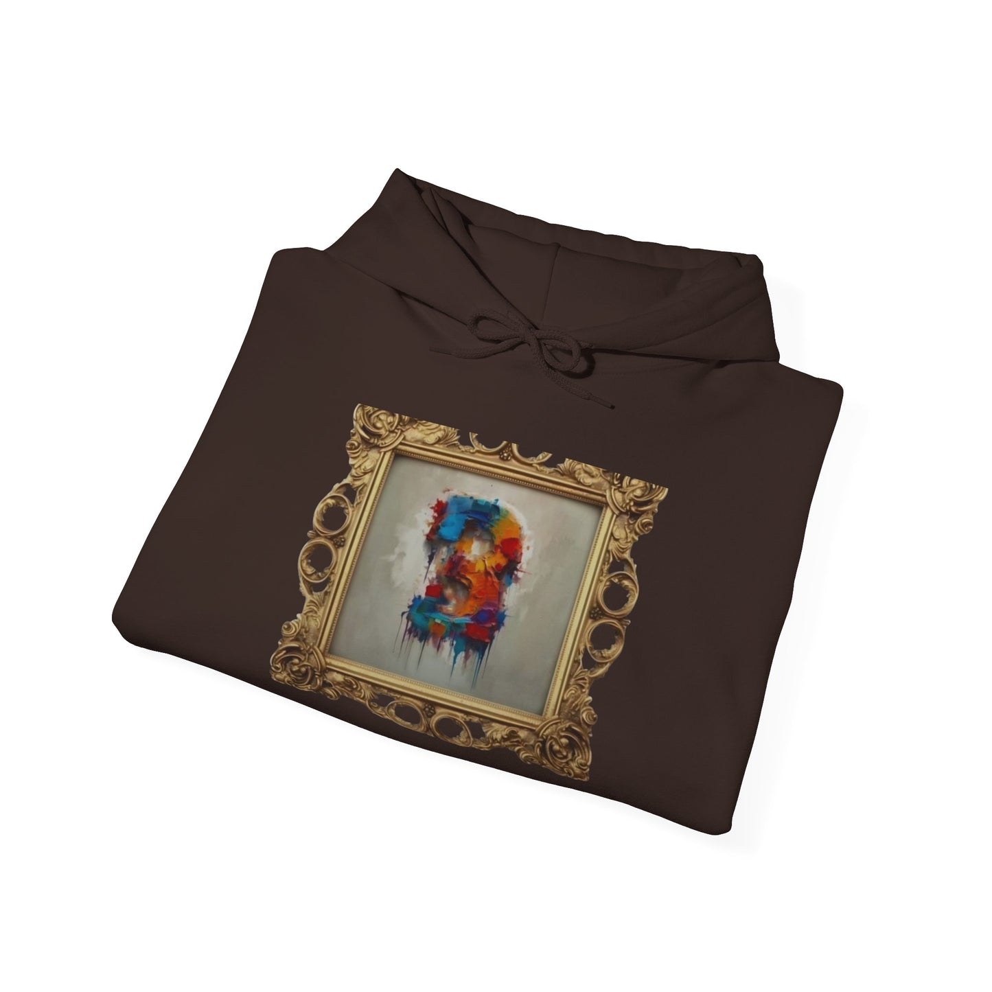 Colorful Art Hoodie, Unisex Heavy Blend Sweatshirt, Unique Gift for Art Lovers, Casual Wear, Cozy Winter Layer