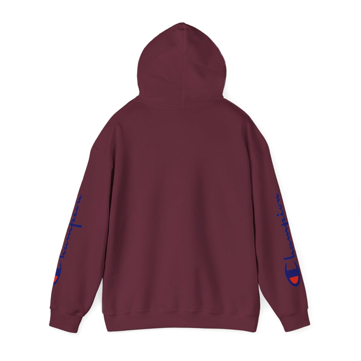 Champion Logo Unisex Hoodie, Cozy Streetwear Sweatshirt, Casual Layering Top, Gift for Him/Her, Everyday Comfort Wear