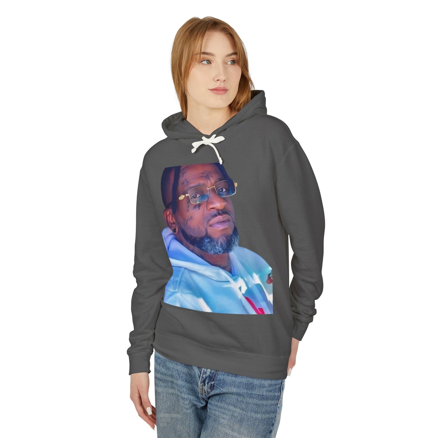Hoodie F Trendy Unisex Lightweight Hooded Sweatshirt, Casual Comfort, Streetwear Style, Perfect Gift for Music Lovers, Unique Graphic Hoodie