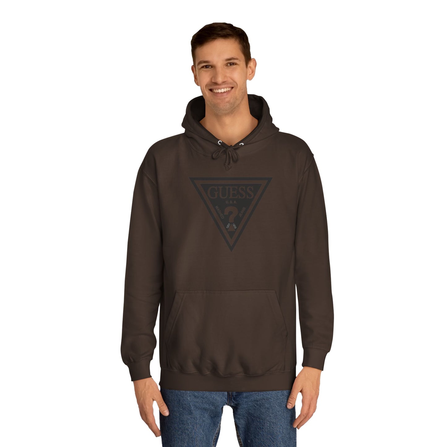 Unisex College Hoodie - Classic Guess Design