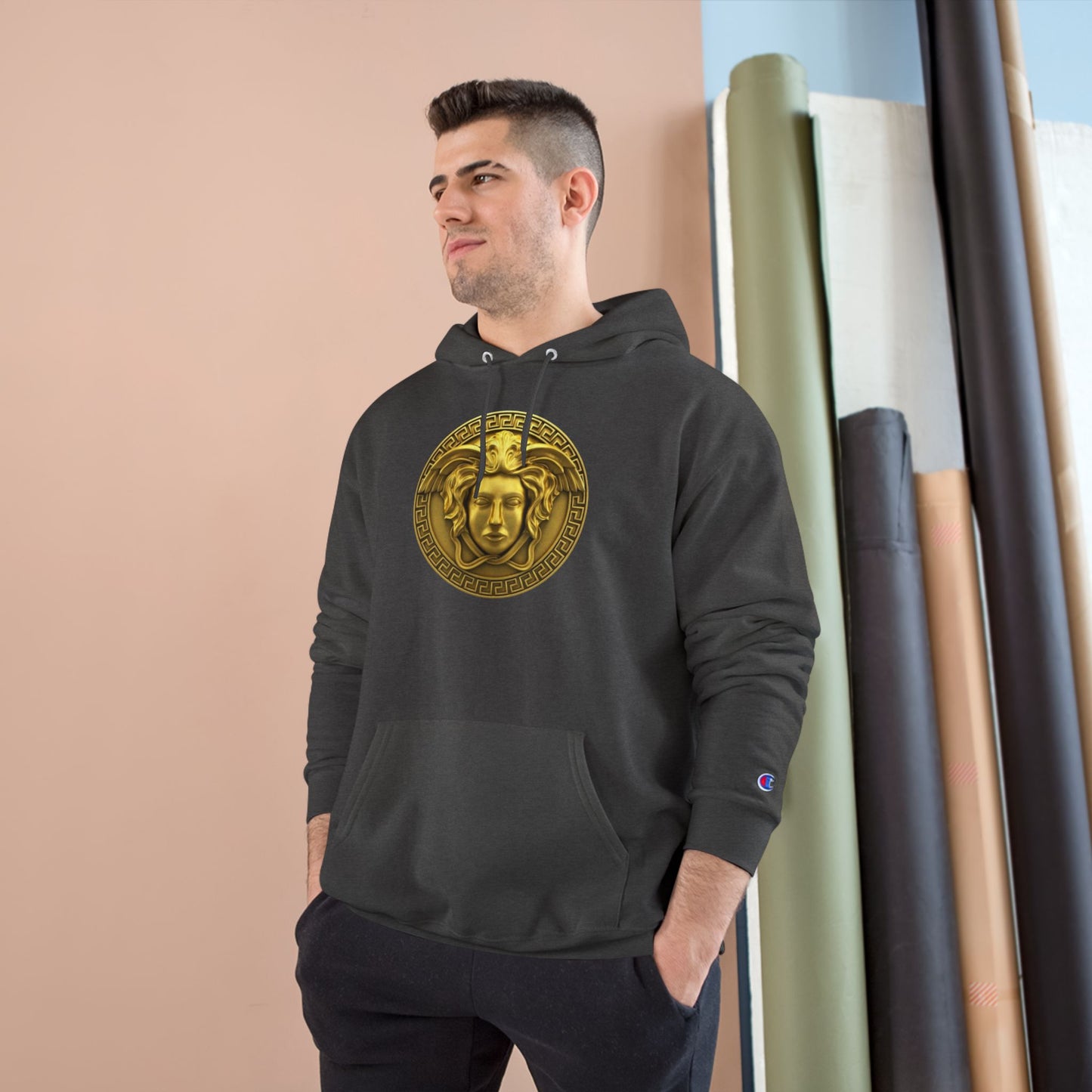 Gold Medusa Champion Hoodie
