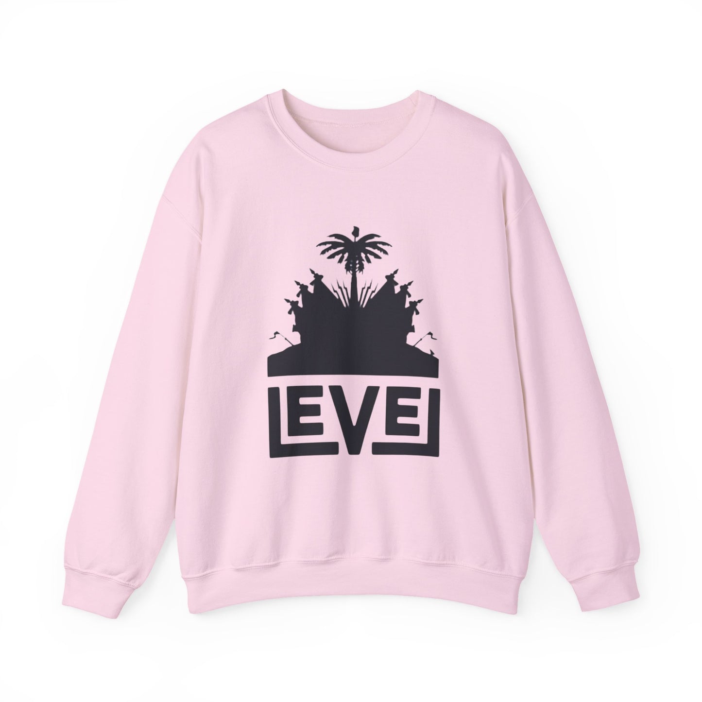 Urban Level Vibe Crewneck Sweatshirt | Unisex Casual Wear, Trendy Layering, Gift for Him/Her, Street Style, Everyday Comfort