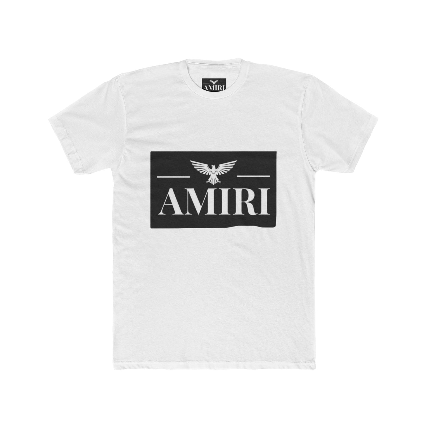 AMIRI Logo Tee — Classic White Cotton Crewneck
