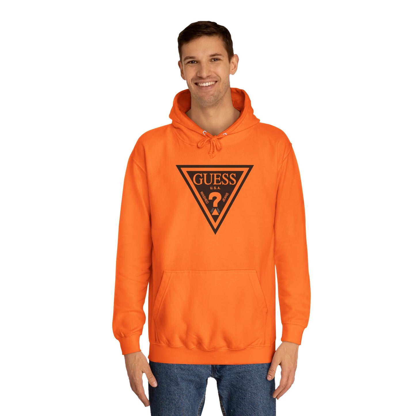 Unisex College Hoodie - Classic Guess Design