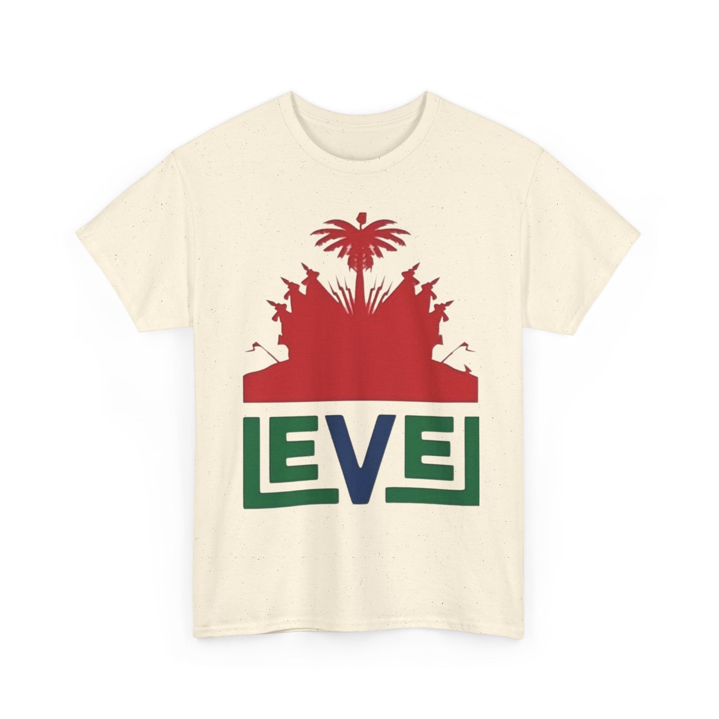 Tropical Vibes Unisex Heavy Cotton Tee with Graphic Design, Casual Wear, Summer Fashion, Beachwear, Gift Idea