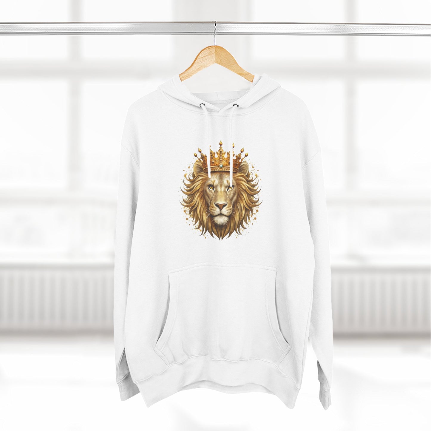 Lion King Crown Hoodie – Regal Lion Graphic Pullover