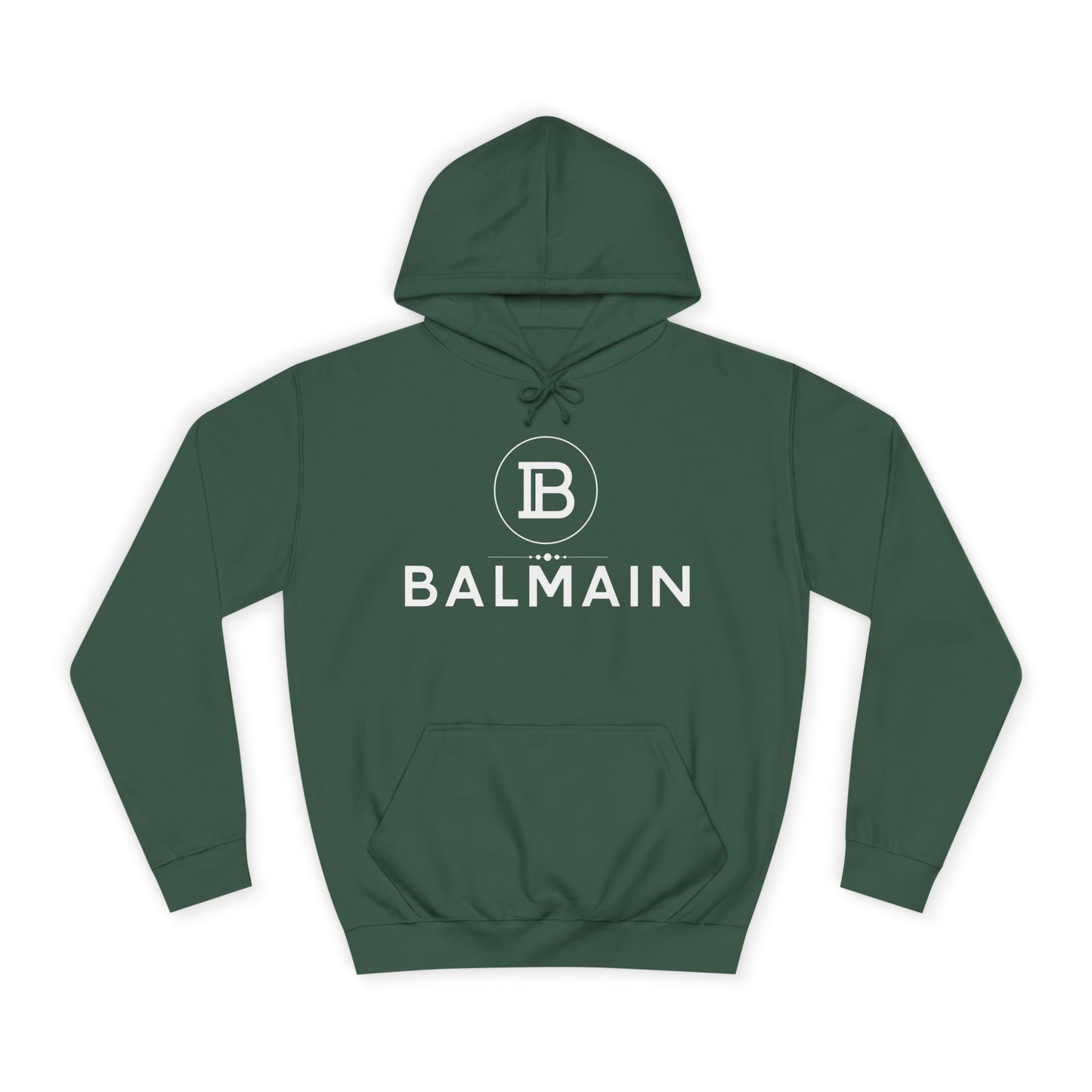 Stylish Unisex College Hoodie with BALMAIN Logo